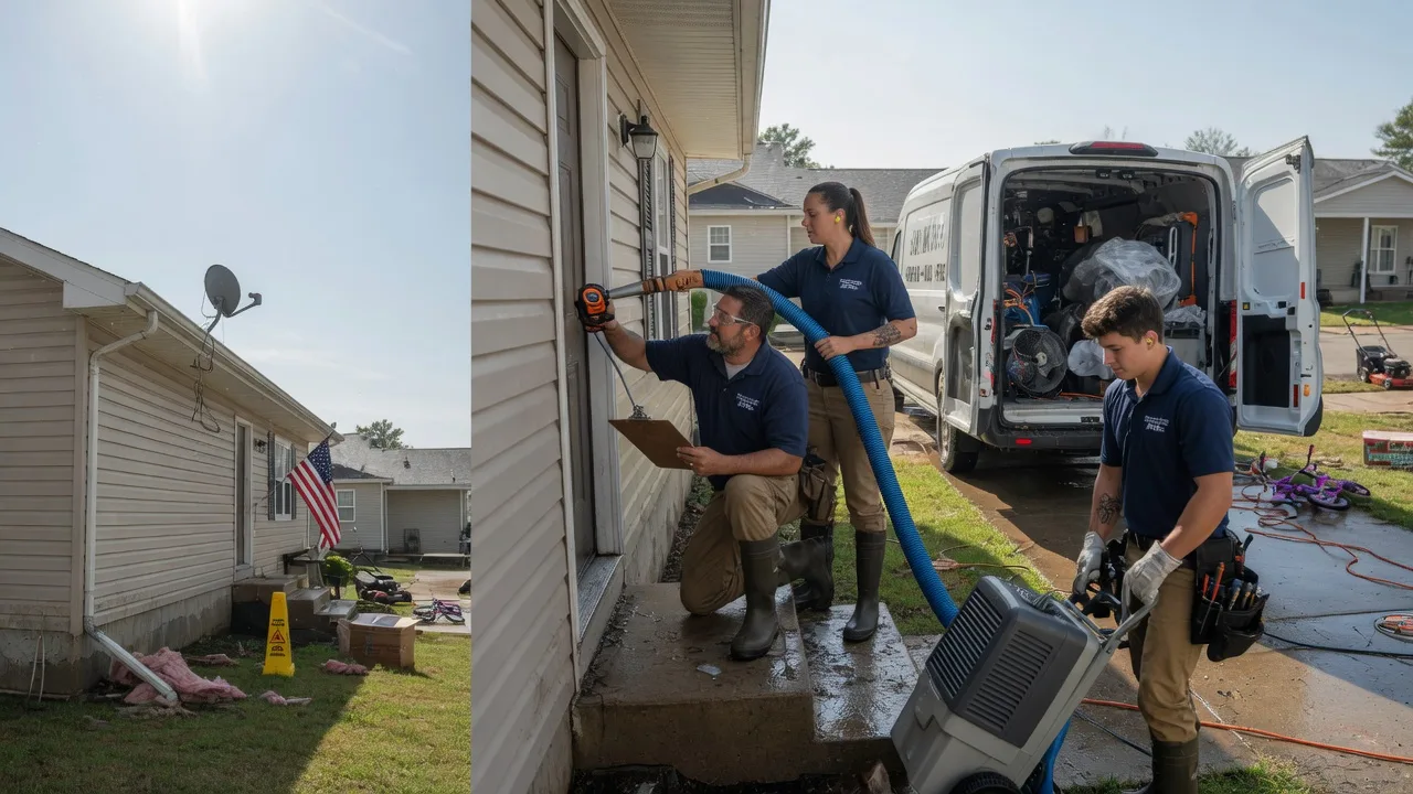 Ceiling Water Damage Restoration in New Providence, IA near me
